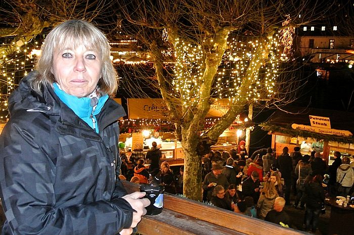 Sonja von Jo-Igele auf dem Weihnachtsmarkt Konstanz