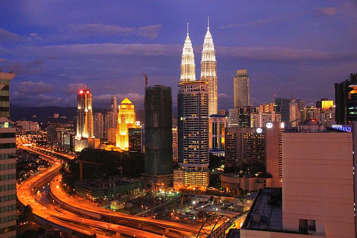 Kuala Lumpur Ausblick Skybar TUI Mein Schiff Kreuzfahrt