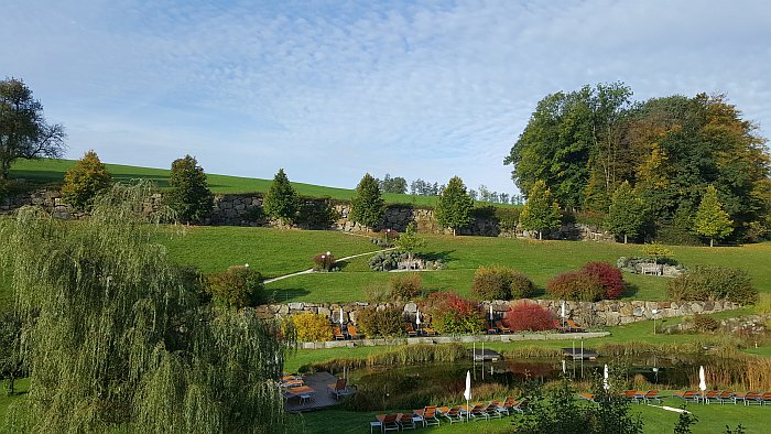 Mostviertel Niederösterreich Birne Kothmühle Garten Naturbadeteich