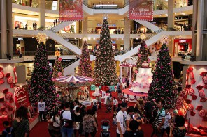 Weihnachten Kuala Lumpur Shopping