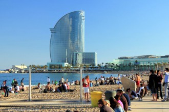 Hotel W am Strand von Barcelona