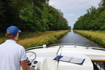 Le Boat Hausboot Elsass Unterwegs auf dem Canal de la Marne au Rhin
