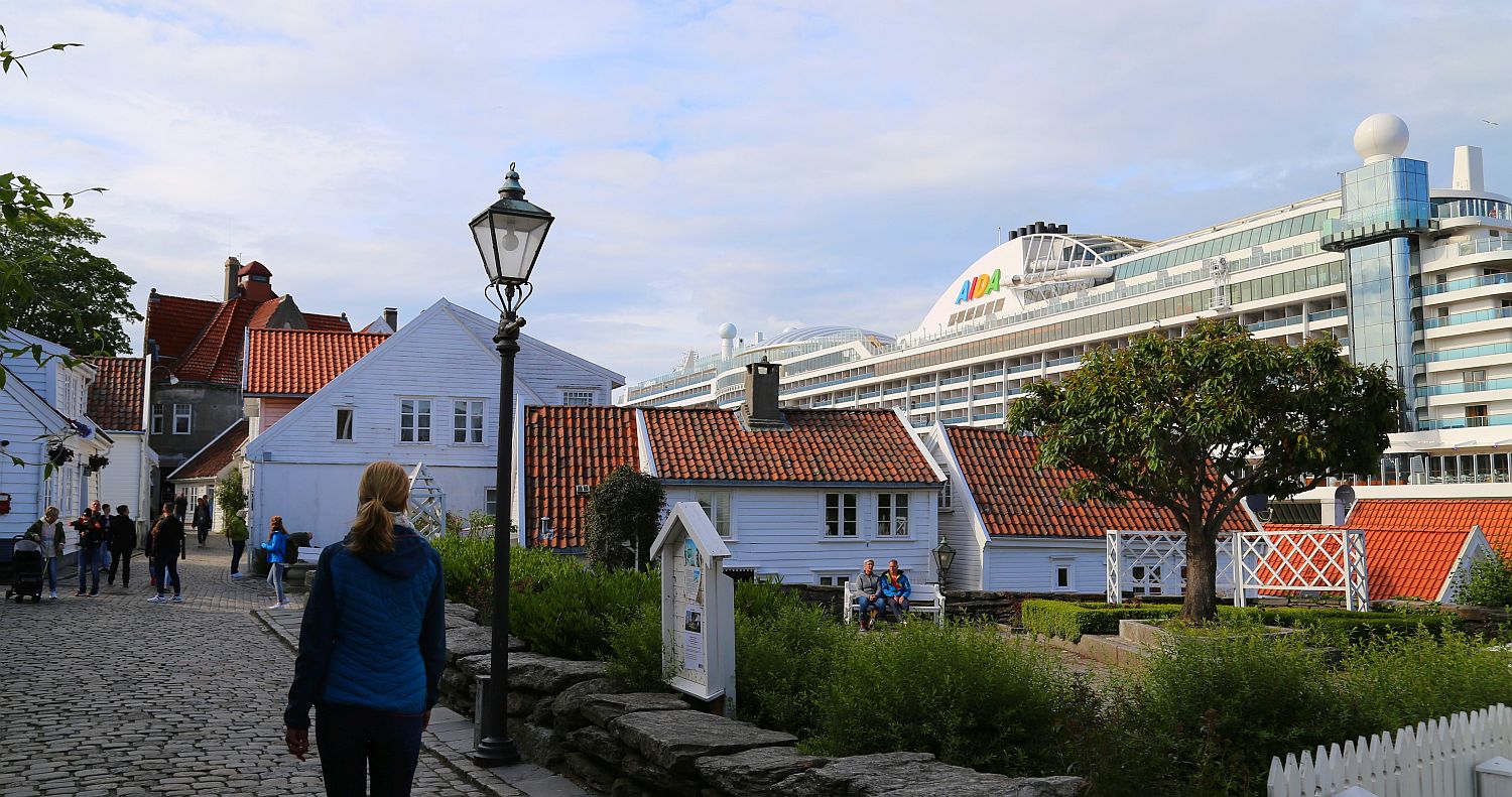 Stavanger Altstadt Norwegen AIDA